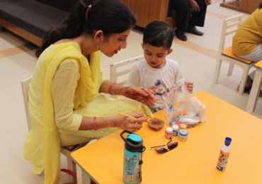 Kidz PTM and Diya decorating activity on Dated : 22-Oct-2016