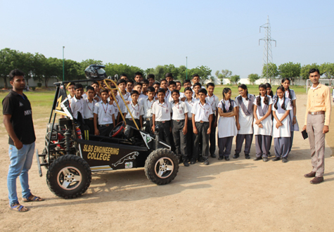 Very Unique Auto Mobile Vehicle in School Campus