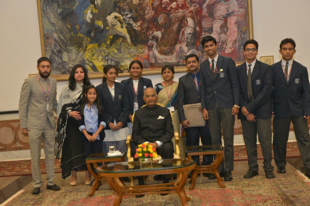 Meeting with the President of India on Children’s Day
