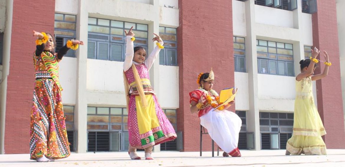 Assembly Activity — Class II B on  the Topic  ‘ Vasant Panchmi’