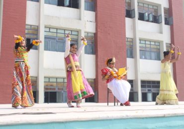 Assembly Activity — Class II B on the Topic ‘ Vasant Panchmi’