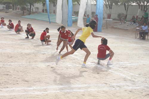 Inter House Kho- Kho Match.