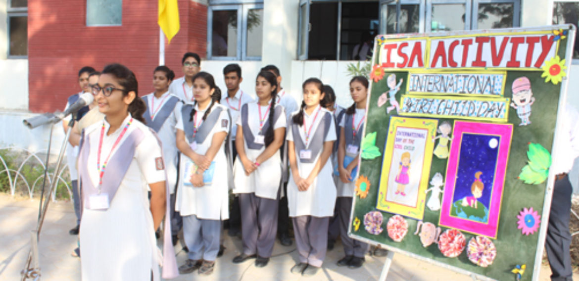 ISA Activity : International Girl Child Day