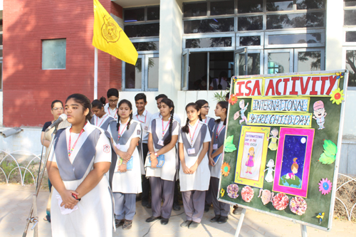 ISA Activity : International Girl Child Day