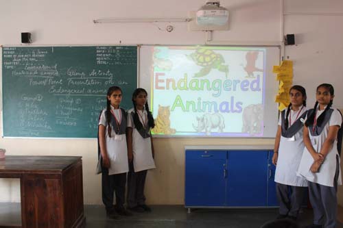 Class Room Activity  (Presentation on Science Subject – Class VIII B,C) 23-Oct-2018