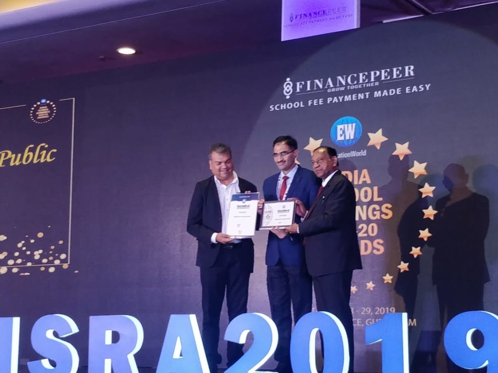 Education World – Indian School Ranking 2019-20 Award