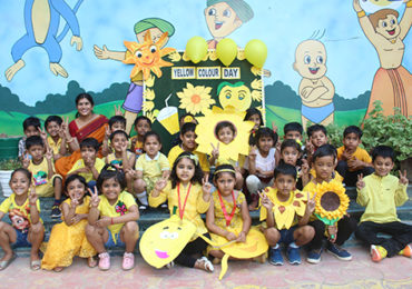Kids celebrated Yellow day – 24-April-2019