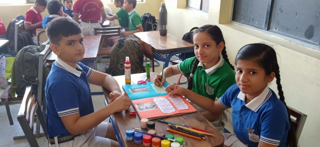 Class VI Activity  on Busy Fingers – 24-Apr-2019