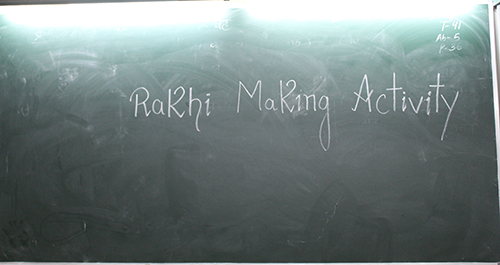 RAKHI MAKING ACTIVITY