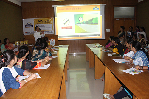 WORKSHOP ON ROAD SAFETY by MARUTI COMPANY