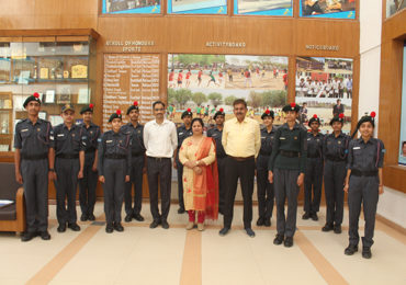 NCC RANK DISTRIBUTION CEREMONY on  22-Feb-22
