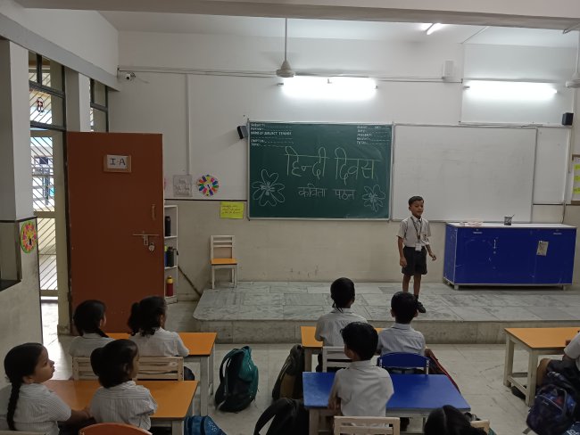 Hindi Diwas Activity in Primary Wing — 12-09-2023
